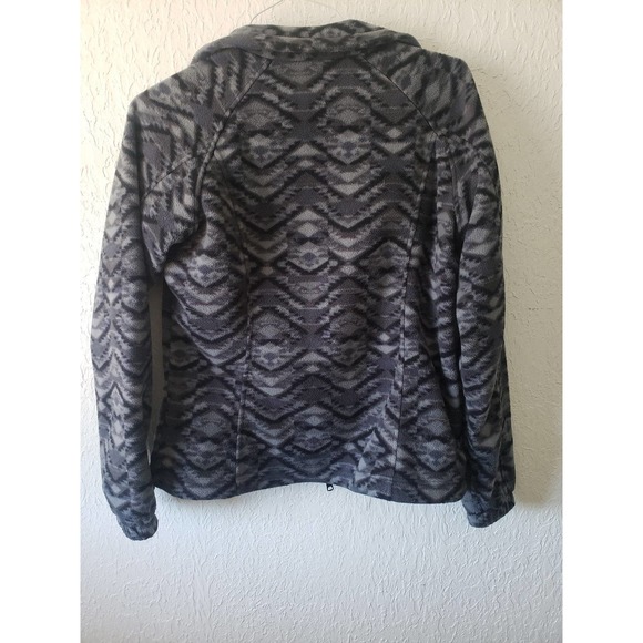 Columbia grey Aztec Zip up jacket with pockets size M - Picture 5 of 5
